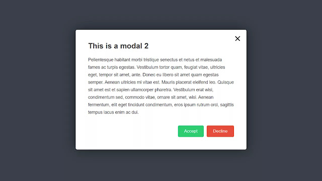 Super Simple Easy Modal Box Design