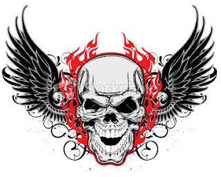 Winged Skulls For Tattoos - Skull with Wings Tattoo Ideas