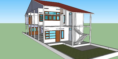 Desain Belakang Rumah on Mannusantara Design Indonesia  Desain Bangunan Rumah Toko  Ruko