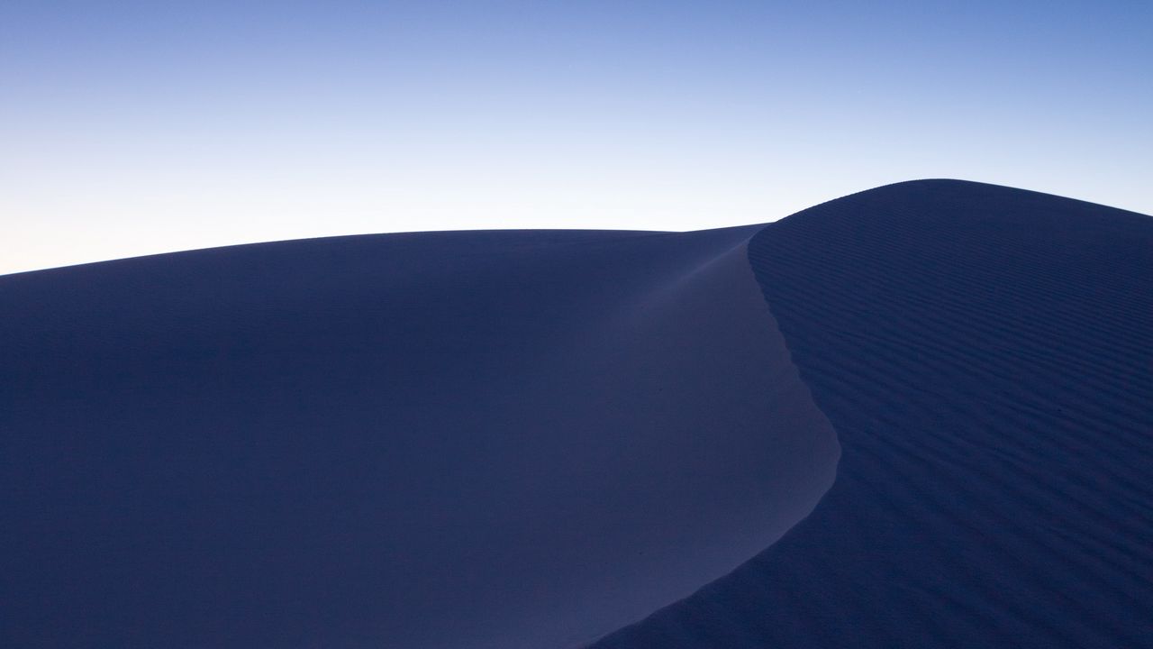 Wallpaper Desert Sand Night