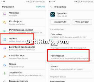 Memindah file aplikasi ke MicroSD j2 Prime