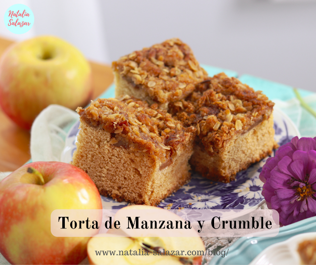 Apple Crumble Cake receta en español