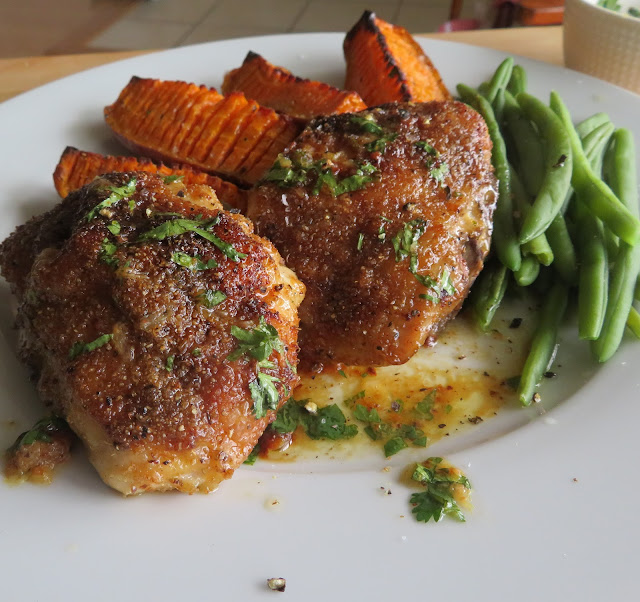 Spice Roasted Chicken Thighs