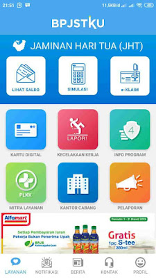 Cek Saldo BPJS Ketenaga Kerjaan Menggunakan Aplikasi Android