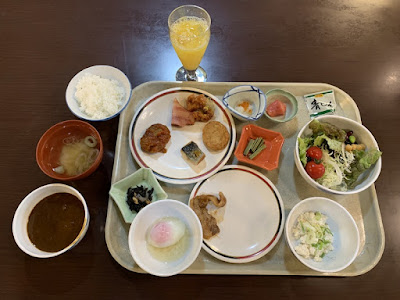 欣喜湯の朝食