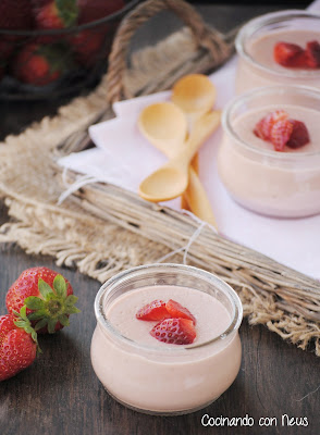  Natillas de fresa