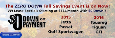 $0 Down Fall Savings Event at Emich VW