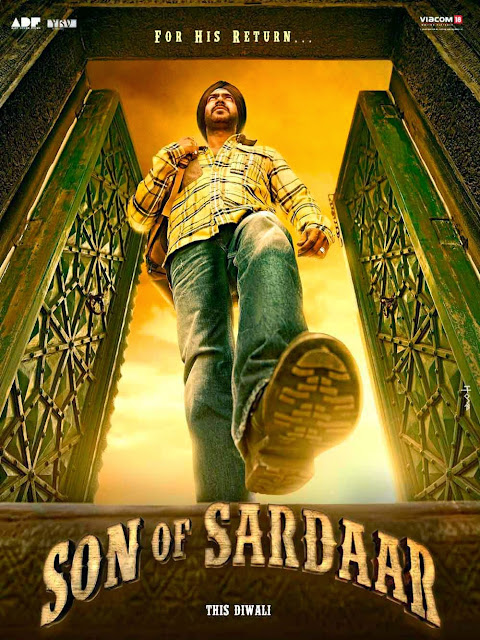 First Look Posters of film Son Of Sardar Starring Ajay Devgn, Sanjay Dutt, Juhi Chawla, Sonakshi Sinha