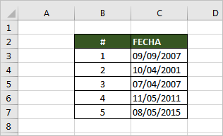 ¿Cómo generar fechas Aleatoriamente en Excel?