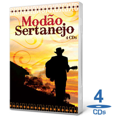 Coletânes Modão Sertanejo   4 CDs