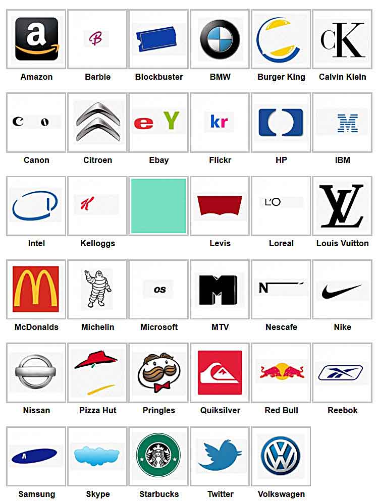 Logos Quiz Answers