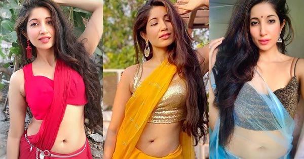 Bhumicka Singh saree navel cleavage hot indian model