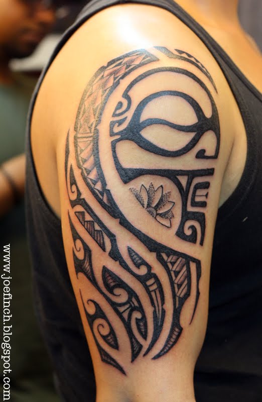 maori half sleeve tattoos