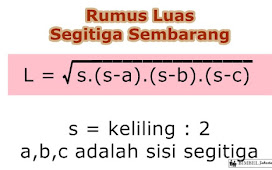 Pelajaran Matematika Segiempat dan Segitiga