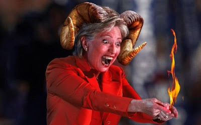 Image result for images of hillary with the devil