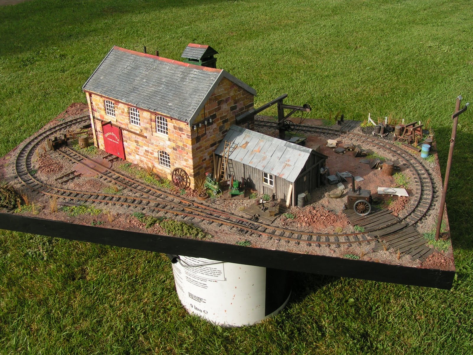 Dampf's modelling page: Ogam &amp; Stone - a model railway layout