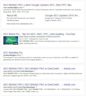 New google search result design