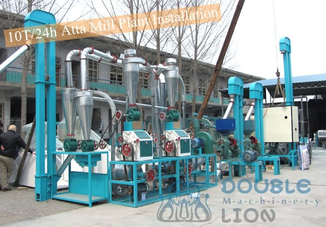 How To Set Up An 10T.D Atta And Maida Flour Mill Plant In India-Zhengzhou Double-lion Will Help You