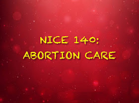 NICE Abortion care nice guidelines