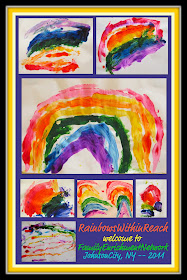 photo of: rainbows paintings for preschool