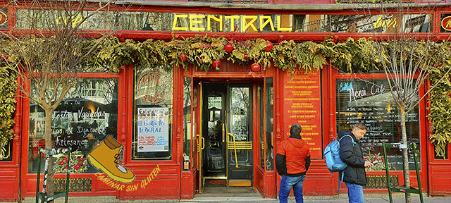 Café Central en la Pza. del Ángel de Madrid