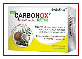 Carbonox Activ Complex Detox capsule carbune medicinal pareri am folosit