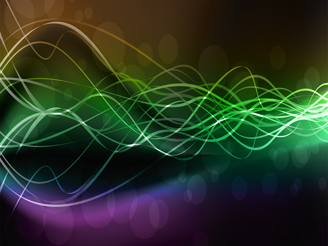 Abstract Glowing Lines of Light color background