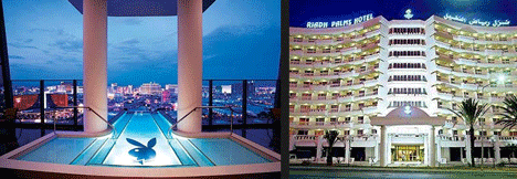 hug hefner sky villa palms casino resort las vegas Kamar Hotel terMahal Sedunia