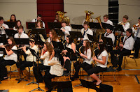 A high school concert band. Photo by Sheila Herman.