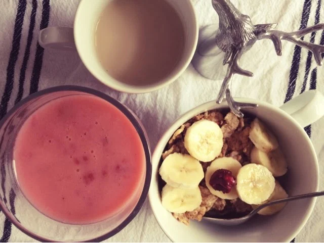 Homemade Smoothie Making