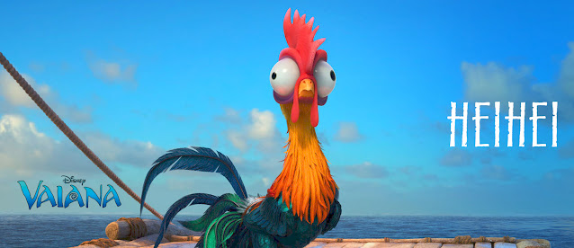 El gallo HeyHey de la película Vaiana de Disney