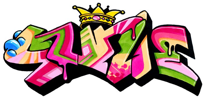 Colorful Wildstyle Graffiti Collection with 3D Effect