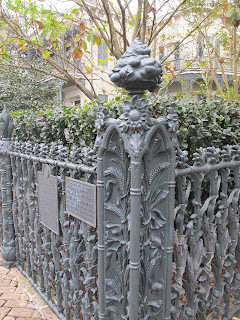 "cornstalk" cast iron fence in the Garden District of New Orleans