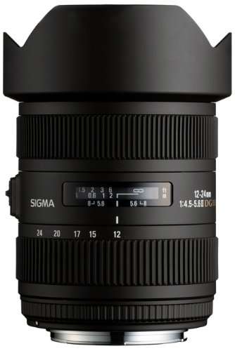 Sigma 12-24mm f/4.5-5.6 AF II DG HSM Lens for Canon Digital SLRs