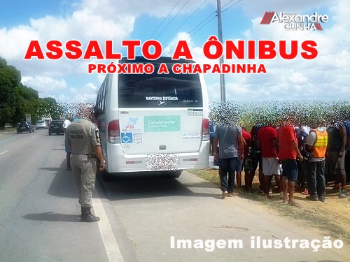 URGENTE! Micro-ônibus acaba de ser assaltado próximo a Chapadinha.