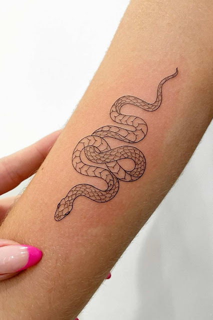 54 mini tatuagens de cobras para mulheres que querem demonstrar seu poder