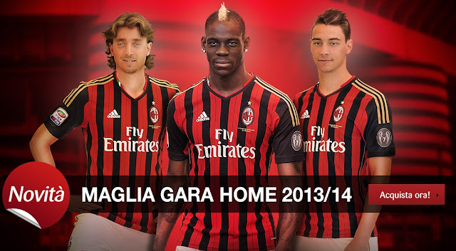 Jersey AC Milan Home 2013-2014