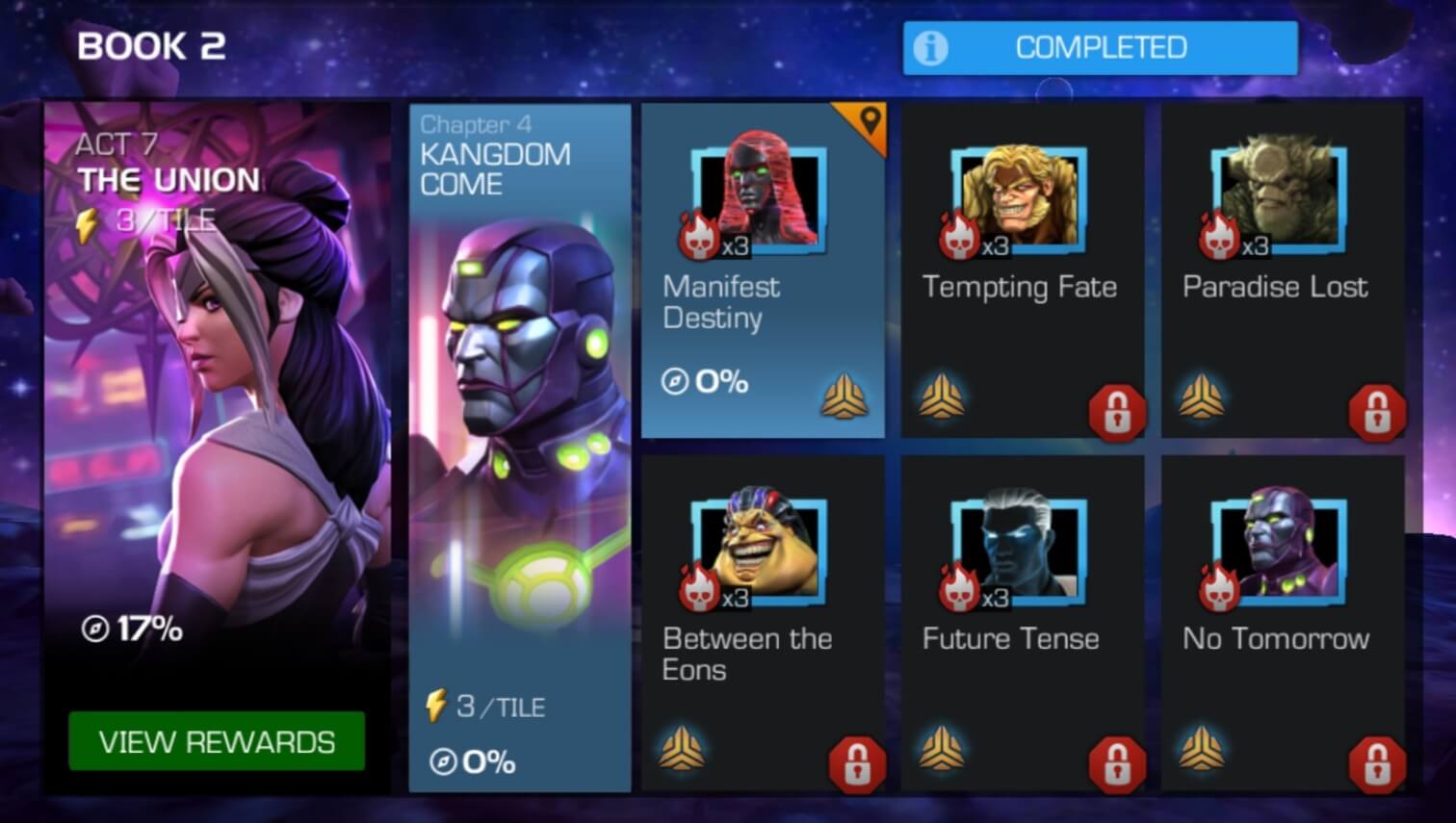 MCOC Act 7.4 Completion Guide - Easy Path