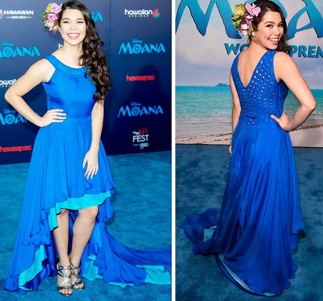 Vestido Auli i Cravalho cantora de Moana