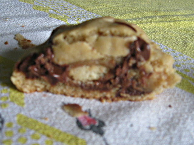 Candy Bar Stuffed Chocolate Chip Cookies