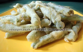  Menu buncis tentunya sudah sering kita sajikan dalam sajian makan RESEP BUNCIS GORENG TEPUNG CRISPY