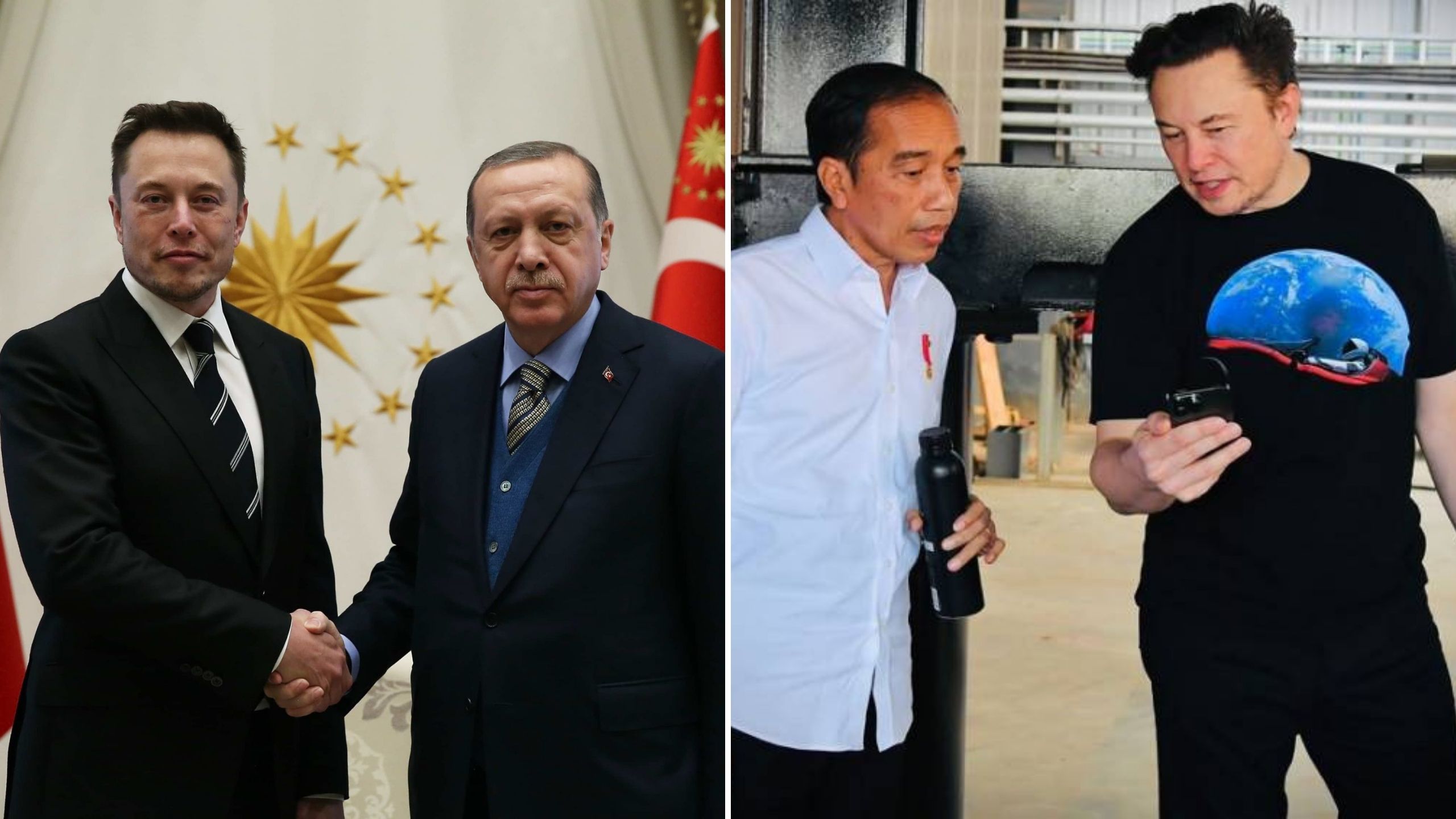 Jokowi Kena Sindir Netizen: Elon Musk Ketemu Presiden Turki Pakai Setelan Jas Rapi