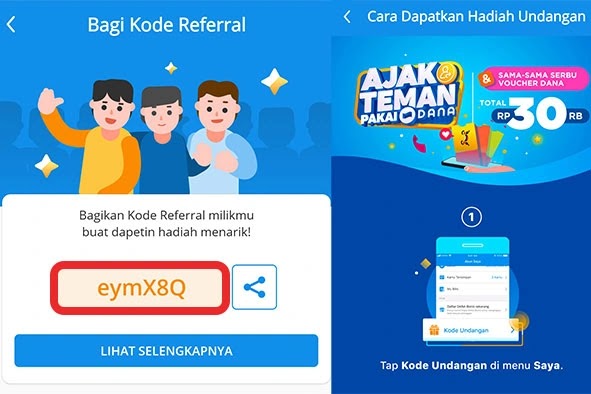 kode referral dana terbaru voucher 30 ribu