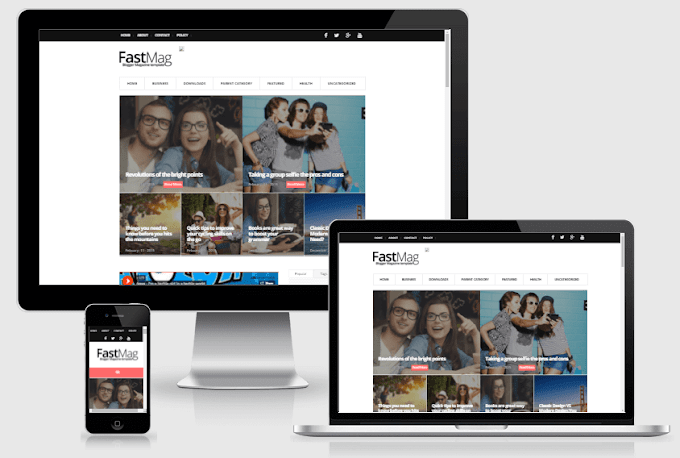 Fast Mag - Responsive Magazine Blogger Template