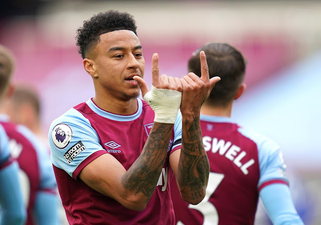 West Ham player Jesse Lingard