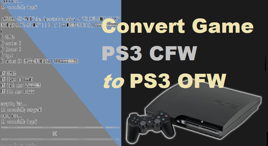 Cara Convert Game Ps3 Cfw Menjadi Game Ps3 Ofw Buku Catatan Si Ugi