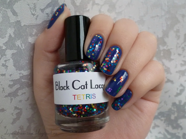 Black Cat Lacquer Tetris