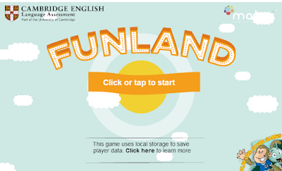 http://www.cambridgeenglish.org/learning-english/games-social/funland/