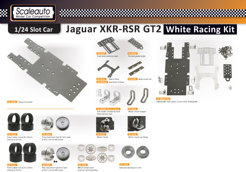 New 1 24 Scaleauto Jaguar Labels Scaleauto
