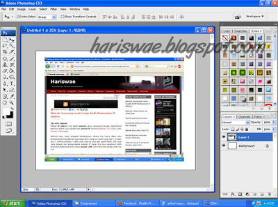 capture layar tampilan desktop tanpa software